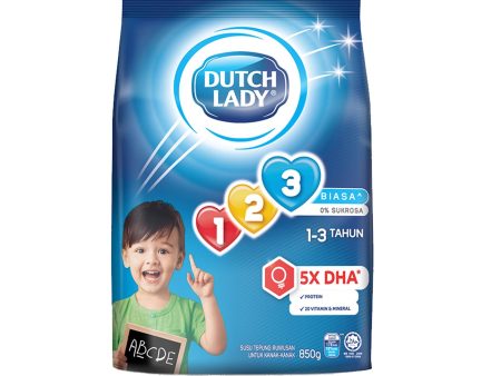 Dutch Lady 123 Plain 850g Fashion