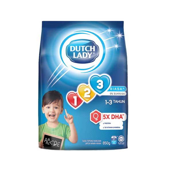 Dutch Lady 123 Plain 850g Fashion