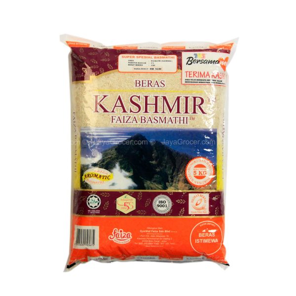 Faiza Kashmir Basmathi Rice 5kg For Cheap