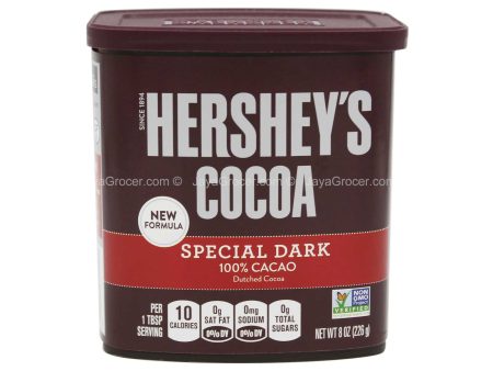 Hershey s Cocoa Special Dark 100% Cocoa Powder 226g Discount