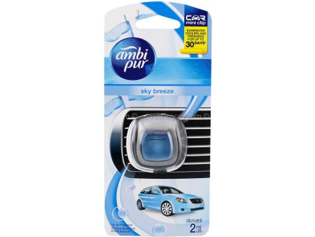 Ambi Pur Sky Breeze Car Mini Clip Fragrance 2ml Fashion