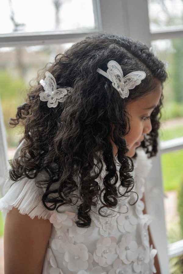 White Butterfly Hair Clip Online