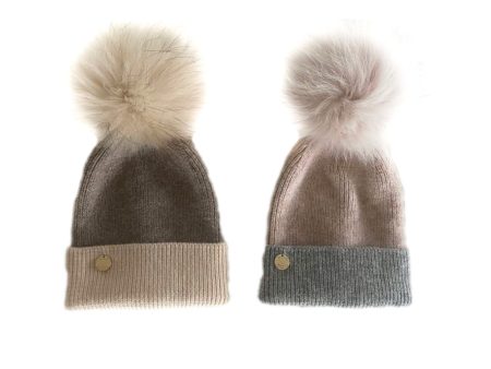 Two Toned Angora Hat Fashion