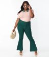 Dark Green Majors Flare Pant For Sale