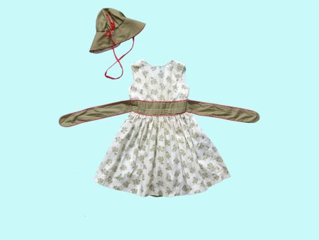 1950s Child s Dress and Hat Set Online now