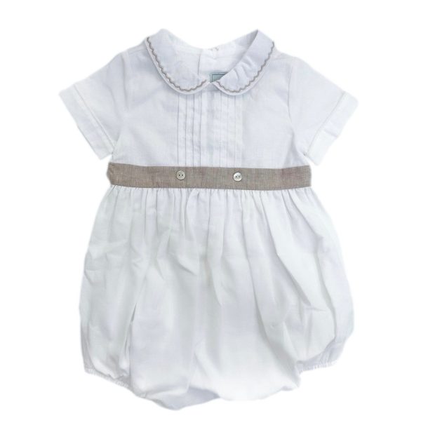 Ashton Linen Romper For Discount