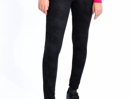 Faux Leather Matte Leggings For Sale