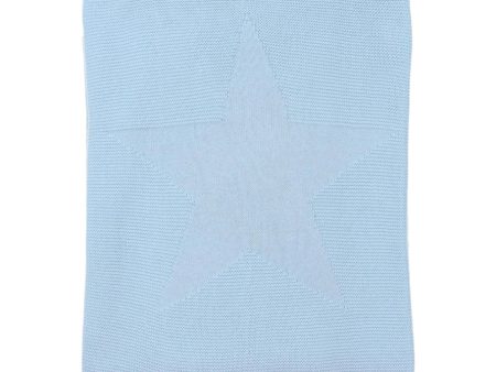 Cotton Blue Star Baby Blanket Supply