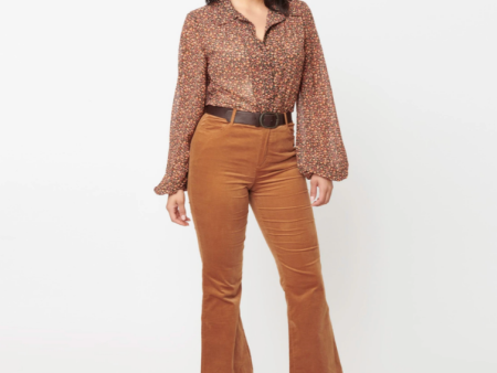 Golden Corduroy Pants Discount