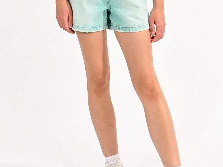 Aqua Acid Wash Shorts For Discount