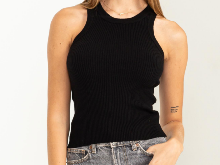 Cropped Ribbed Tank For Cheap