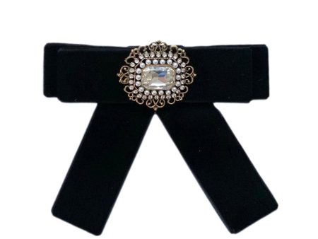 Ellie Black Velvet Clip on Sale