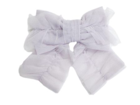 Ariel Ruffle Tulle Hair Bow Sale