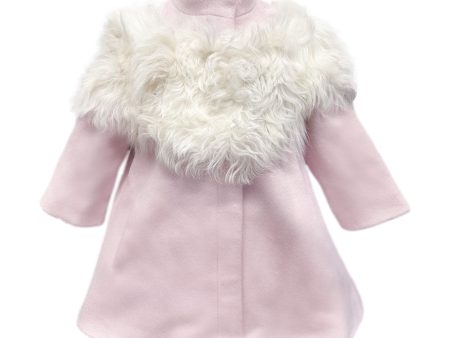 Faina Pink Wool Coat Fashion