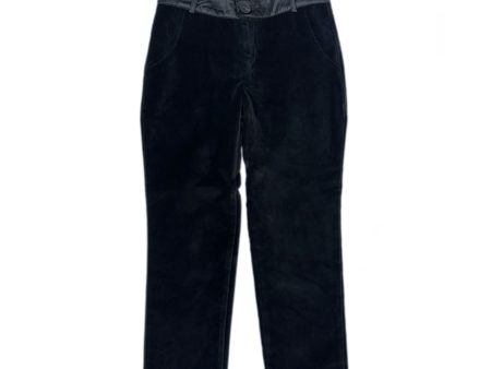 Charlie Black Velour Boys  Tuxedo Pants Online Sale