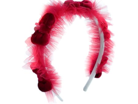 Holly Velvet Bow Headband Online Hot Sale