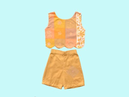 1950s Two Piece Orange  Play Set Sale