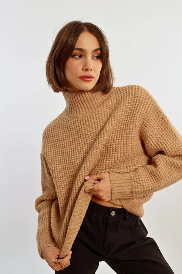 Waffle Sweater Hot on Sale