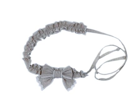 Ashlyn Linen Hair Sash For Discount