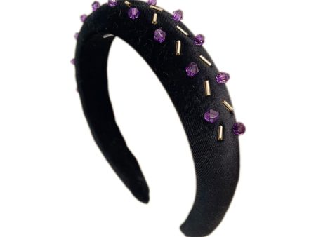 Evangeline Black Velvet Headband Discount