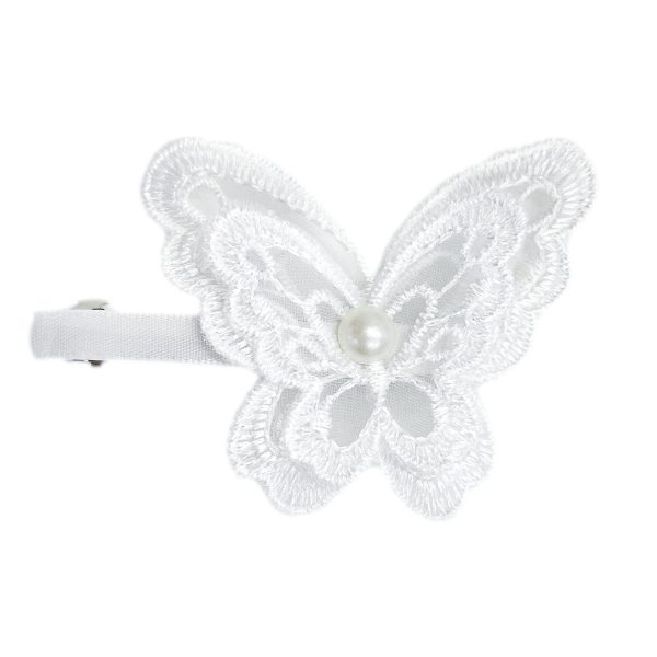 White Butterfly Hair Clip Online