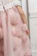 Rosa Pink Tulle Flower Dress Hot on Sale