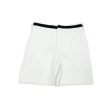 Alex White Shorts With Black Contrast Line Sale