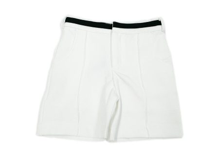 Alex White Shorts With Black Contrast Line Sale