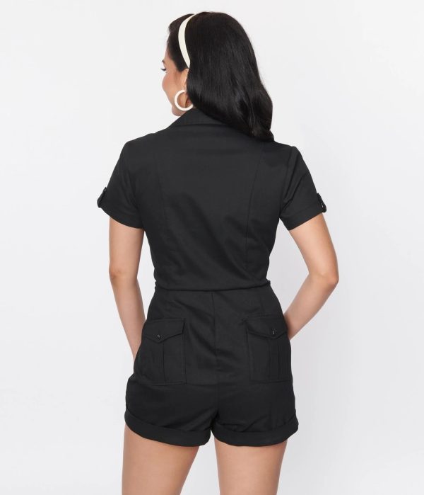 Black Mia Romper Online Sale