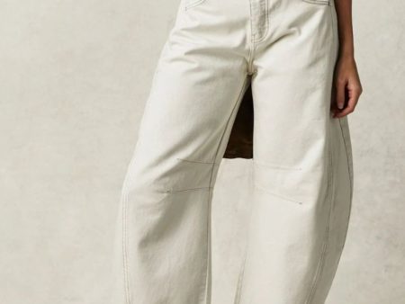 Wide Leg Jeans with Pockets Online Sale