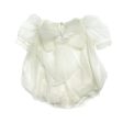 Bella Buttermilk Tulle Romper Discount