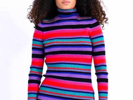 80s Stripes Knit Top Sale