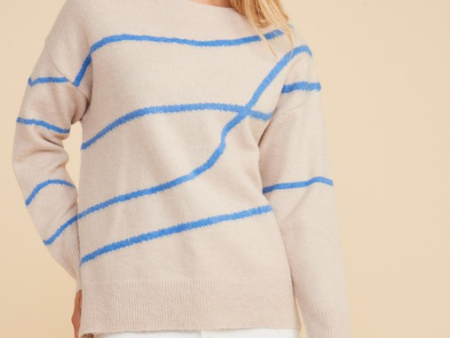 Abstract Line Sweater For Discount