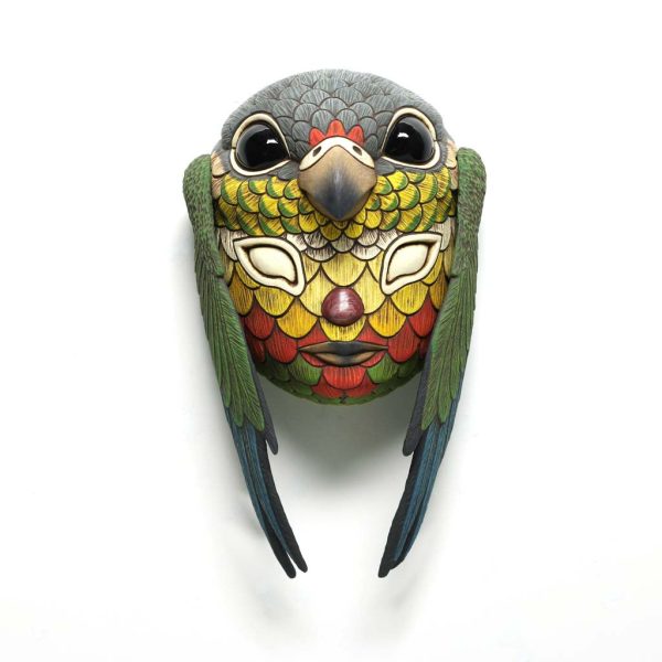 Blend In Mask: Green Cheek Conure Discount