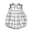 Checkered Linen Baby Boy Romper Online Sale