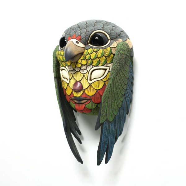 Blend In Mask: Green Cheek Conure Discount