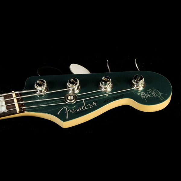 Fender Adam Clayton Signature Jazz Bass Electric Bass Sherwood Green Metallic For Cheap