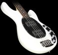 Ernie Ball Music Man Stingray HH Bass White with Matching Headstock on Sale