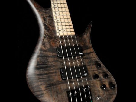 Legator Helio HBX5-300 Pro 5-String Electric Bass Guitar Washed Black Sale