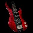 Eye s Bass EBG-2 Big Mama Aluminum Body Electric Bass Transparent Red Hot on Sale