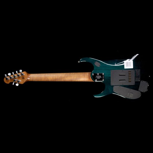 Ernie Ball Music Man JP15 John Petrucci 7-String Electric Guitar Quilt Top Teal Cheap