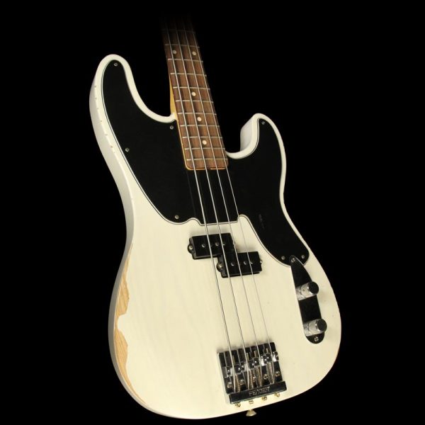 Fender Road Worn Mike Dirnt Precision Bass White Blonde Fashion