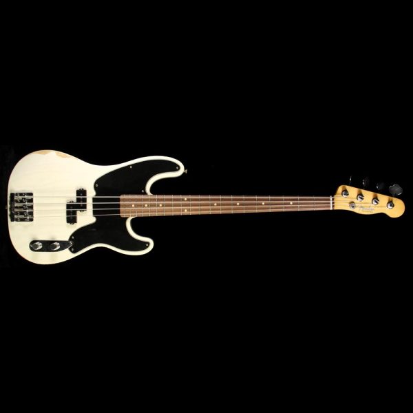 Fender Road Worn Mike Dirnt Precision Bass White Blonde Fashion