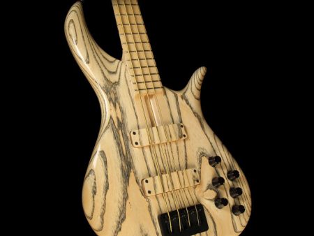 Used F Bass BN4 4-String Electric Bass Guitar Natural Ash For Sale