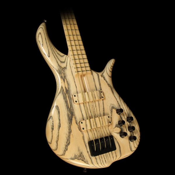 Used F Bass BN4 4-String Electric Bass Guitar Natural Ash For Sale