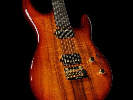 Used Ernie Ball Music Man Luke III Ball Family Reserve Electric Guitar Koa Island Burst Fashion