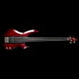 Eye s Bass EBG-2 Big Mama Aluminum Body Electric Bass Transparent Red Hot on Sale