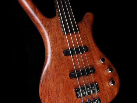 Used 2008 Warwick Corvette Standard Fretless Electric Bass Guitar Natural on Sale